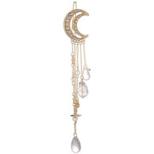 *CALLEN* Gold Moon x Tassel Fashion Hair Clip